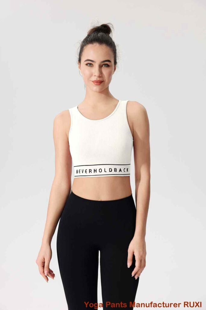 Stylish Black and White Yoga Pants for Comfort RUXI sj762