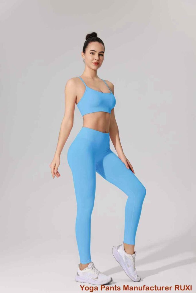 Comfort Fit Cotton Yoga Capris Pants RUXI sj480