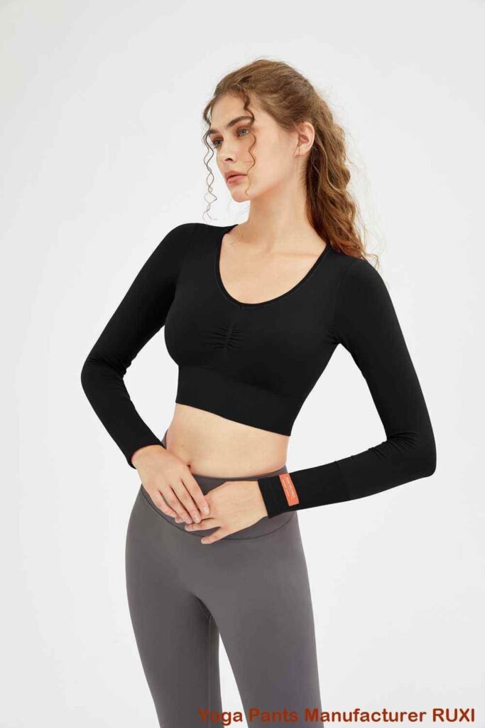 Yoga Shorts and Sports Bra Set for Women RUXI sj3952