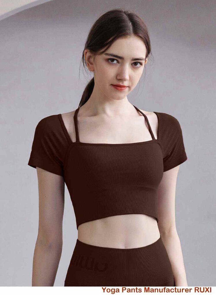 High Visibility Reflective Sports Bra for Active Wear sj1864