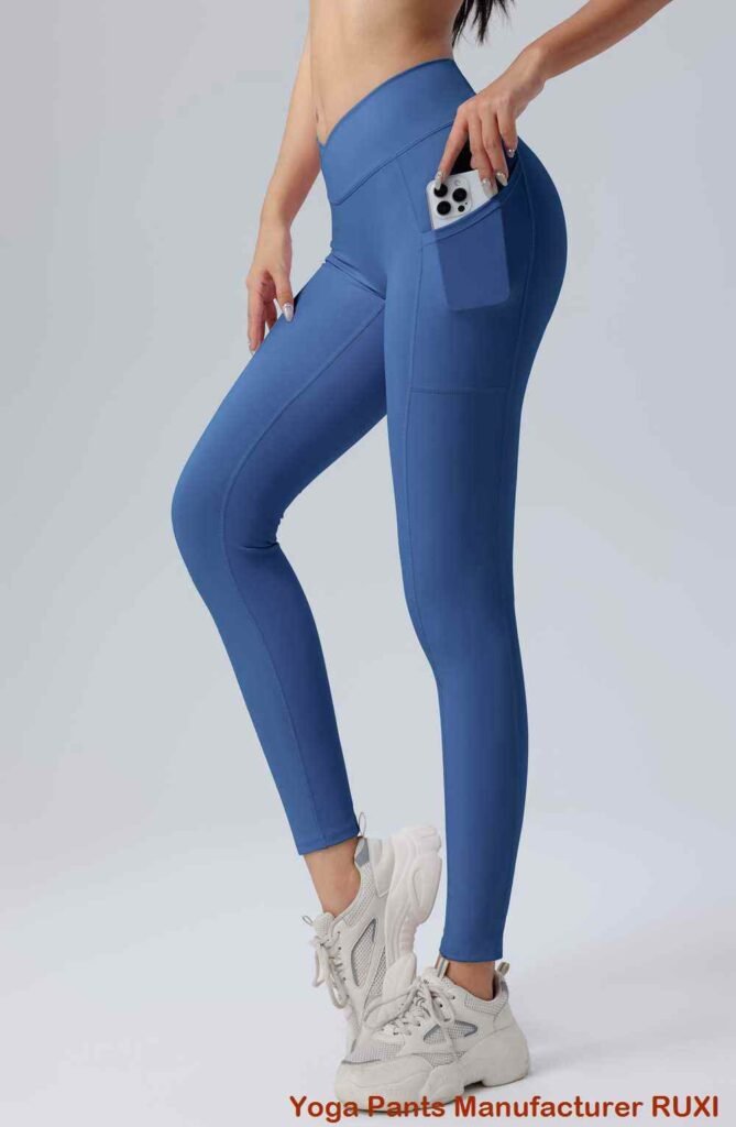 High Waist Legging Pants with Pockets RUXI sj426