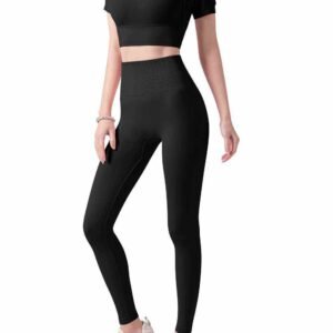 Navy Blue Pocketed Leggings for Women RUXI sj258