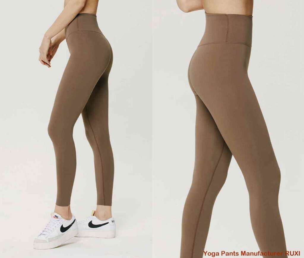 Grey Flare Leggings Comfortable Stretchy Fit RUXI sj376