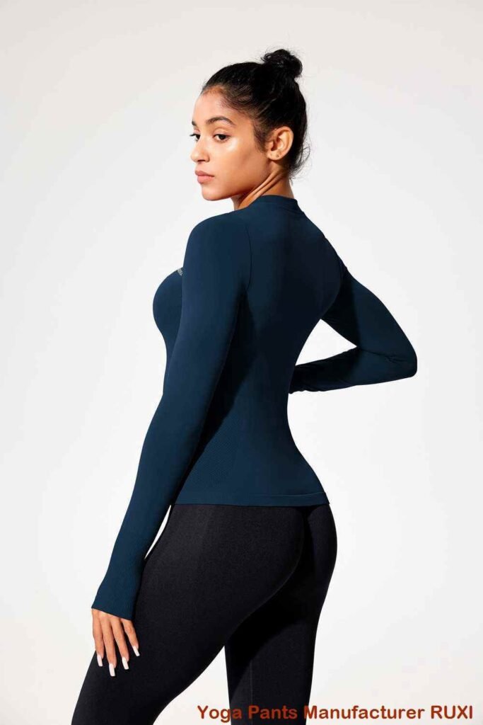 Bootleg Yoga Pants with Pockets Comfortable Fit RUXI sj405