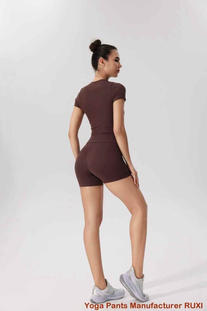 Ultra Short High Waist Yoga Shorts RUXI sj3885
