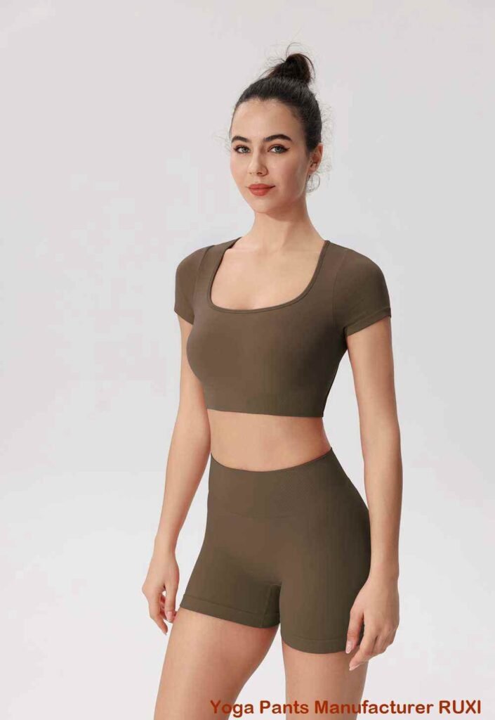 Seamless Yoga Suit Set for Women RUXI sj763