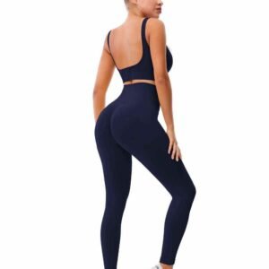 Navy Blue Yoga Leggings for Women RUXI sj747