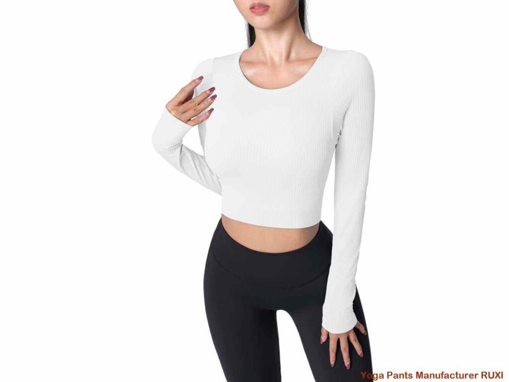 Seamless Yoga Top and Shorts Set for Women RUXI sj3977