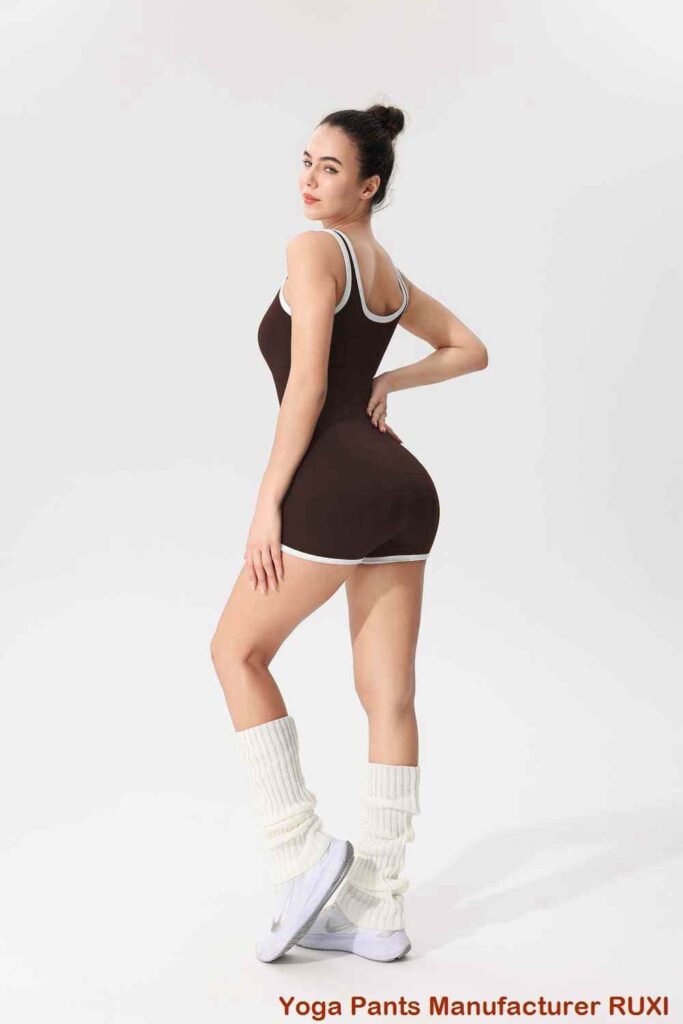 Comfortable Cotton Fold Over Shorts RUXI sj3768