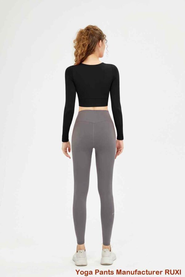 Bright Yellow Flare Leggings RUXI sj858
