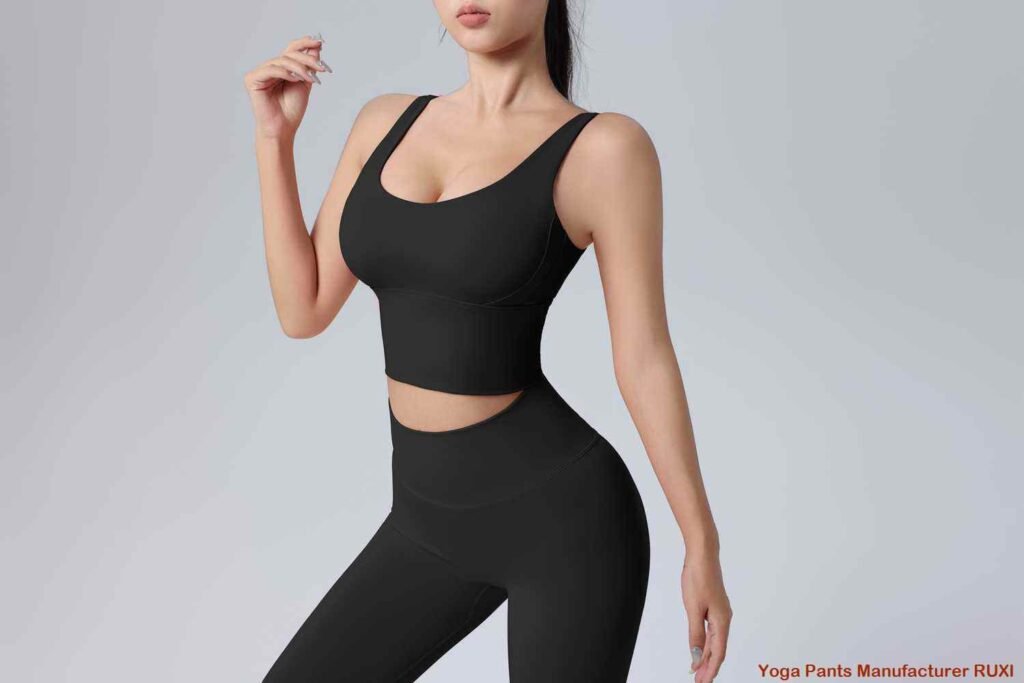 Gray Flare High Waist Yoga Pants RUXI sj665