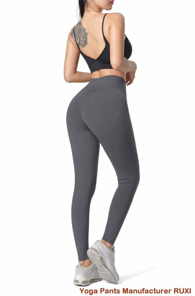 High Waist Yoga Shorts with Tummy Control RUXI sj3965