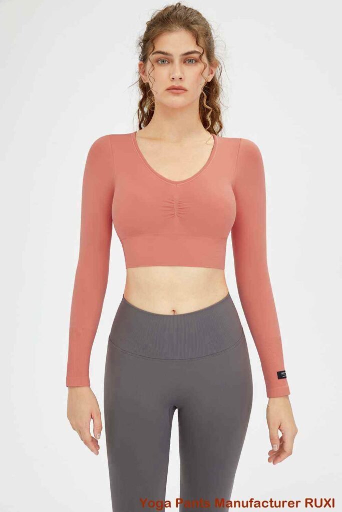 Seamless Gymnastics Sports Bra for Maximum Support sj1675