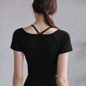 Classic Black Volleyball Spandex Shorts RUXI sj3274