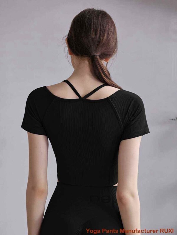 Classic Black Volleyball Spandex Shorts RUXI sj3274
