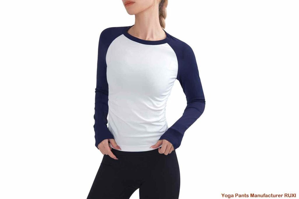 Royal Blue High Waist Workout Leggings RUXI sj395