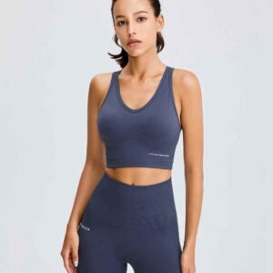 Top Sports Bra for Large Bust Support Comfort RUXI sj73