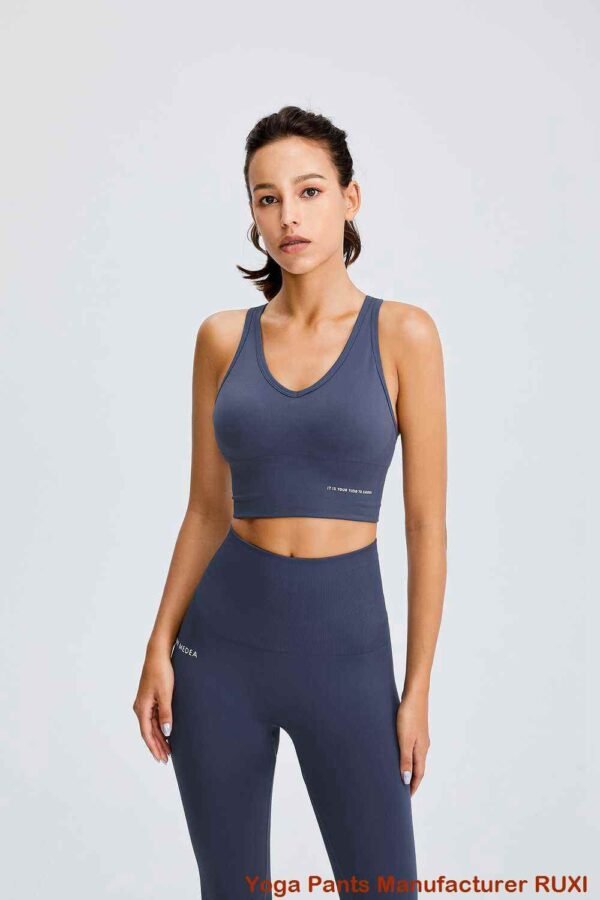 Top Sports Bra for Large Bust Support Comfort RUXI sj73