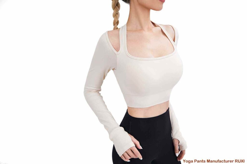 High Waist Bell Bottom Gym Pants RUXI sj961