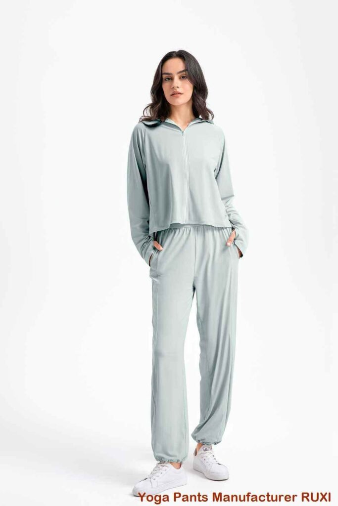 High Waisted 7 8 Length Yoga Pants RUXI sj409