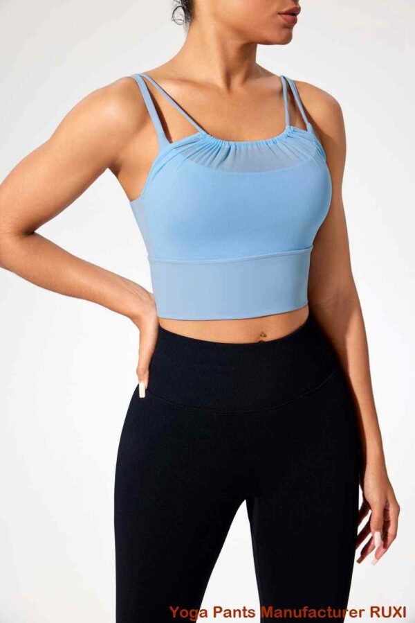 Seamless Matching Shorts and Sports Bra Set RUXI sj3202