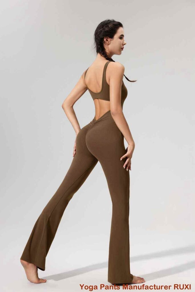 V Waist Flare Yoga Pants for Women Stretch RUXI sj824