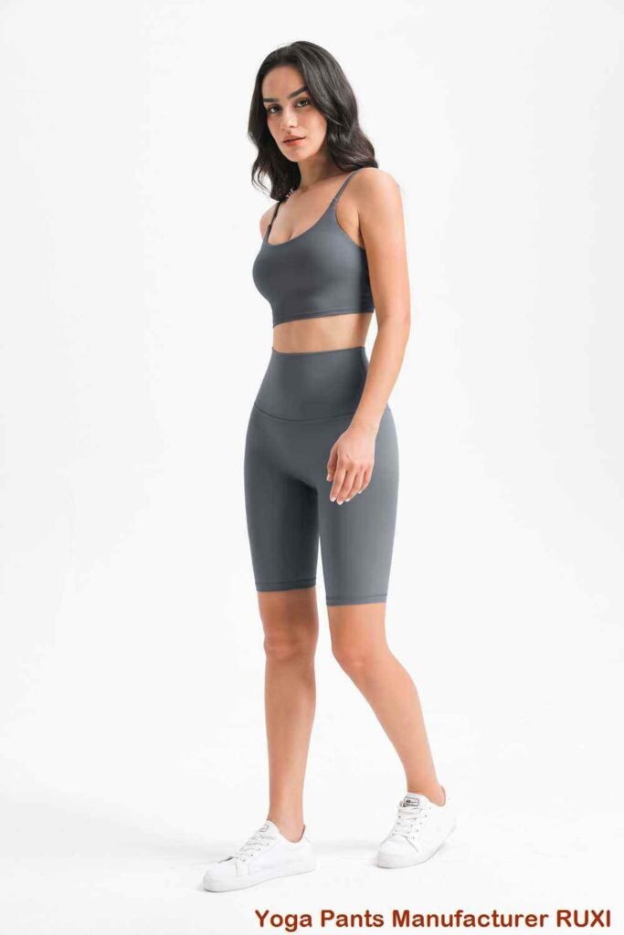 Womens Yoga Booty Shorts Activewear Essentials RUXI sj3914