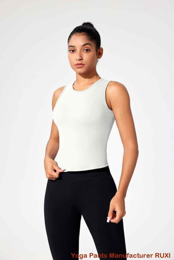 Womens Black Sports Vest   Activewear RUXI sj2906