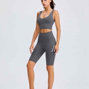 Shiny High Waist Yoga Leggings for Active Comfort RUXI sj450