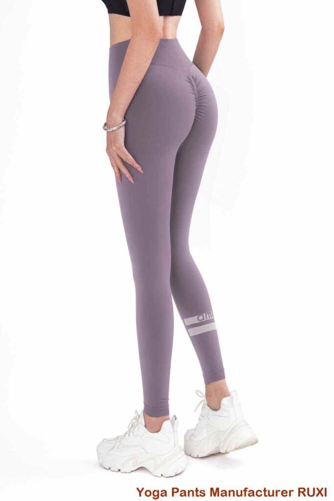 Womens Red Yoga Shorts High Waist Fitness Wear RUXI sj3916