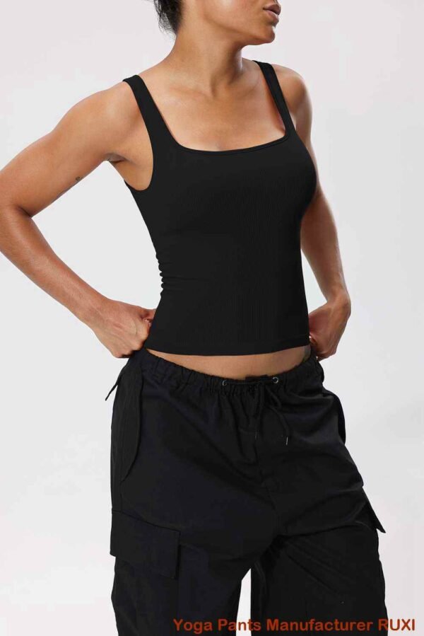 Mens Backless Gym Vest Sleeveless Workout Top RUXI sj2950