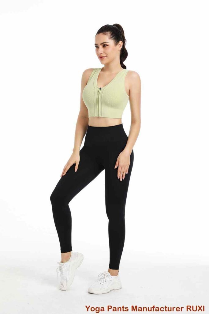 White Capri Yoga Pants for Women RUXI sj826