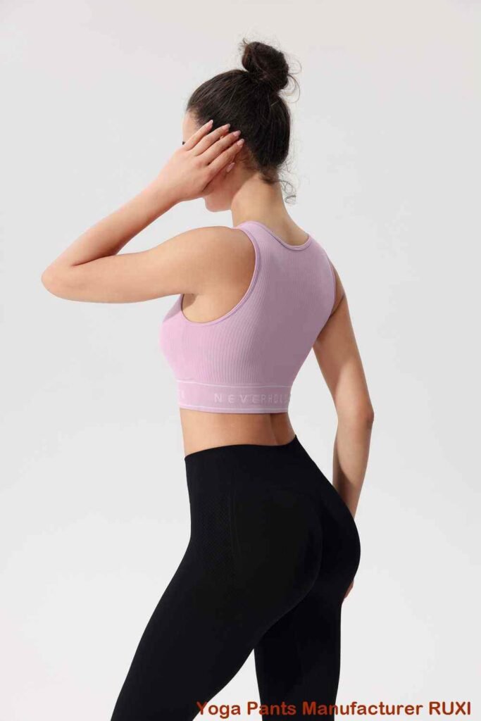 Slim Fit Yoga Pants for Comfortable Workout RUXI sj696
