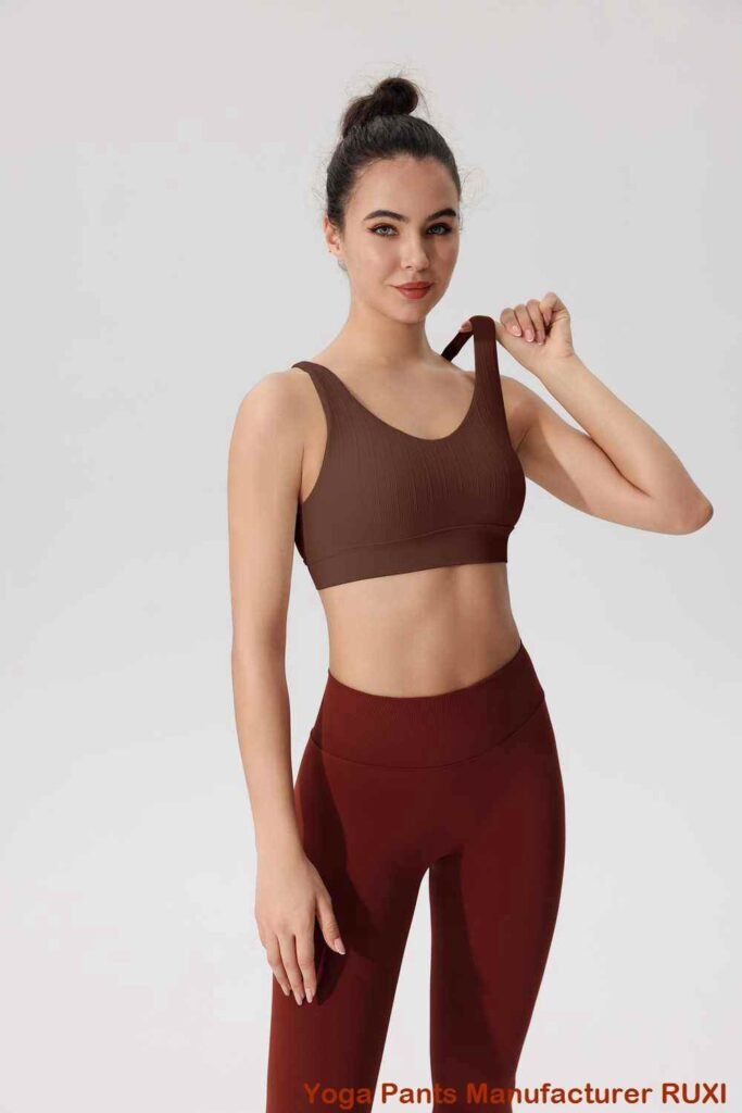 Fishnet Style Breathable Sports Bra RUXI sj1829