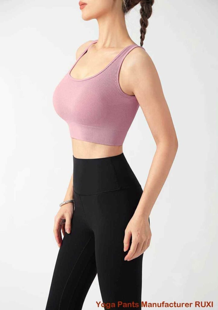 Premium Leather Sports Bra Comfortable Fit RUXI sj1658