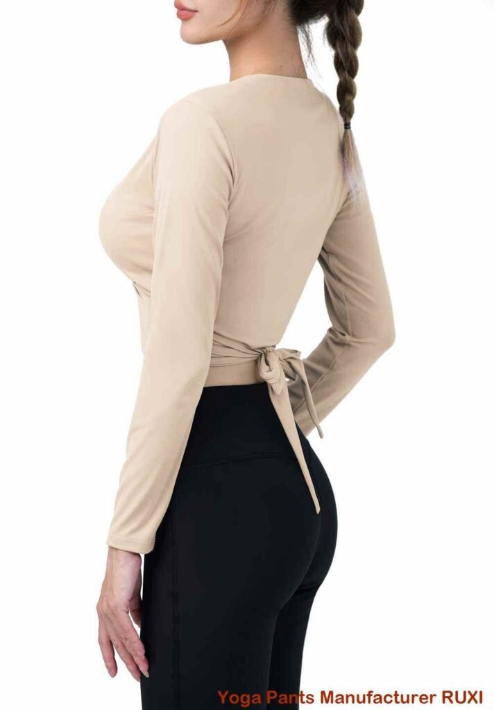 Comfortable Long Yoga Shorts for Women RUXI sj3815