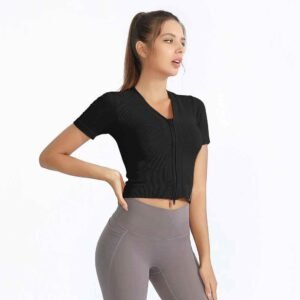 Black Yoga Pants Comfortable Workout Outfit RUXI sj1044