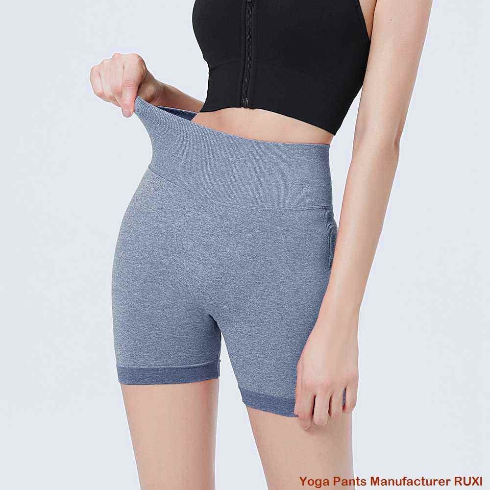 Grey Cotton Yoga Pants for Comfort and Flexibility sj769