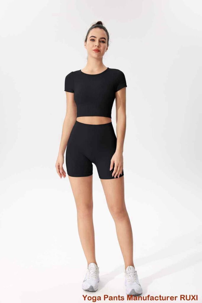 Grey Pocketed Leggings for Women RUXI sj374