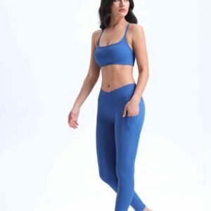 Classic Black Racerback Sports Bra RUXI sj1438