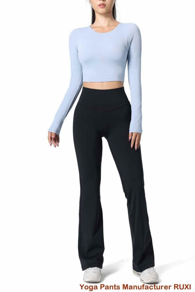Flare Leggings High Waist Yoga Pants for Women RUXI sj1135