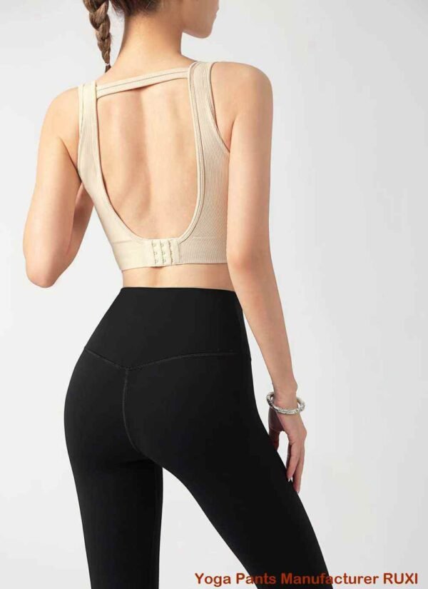 Seamless Ribbed Cycling Shorts for Women RUXI sj3170