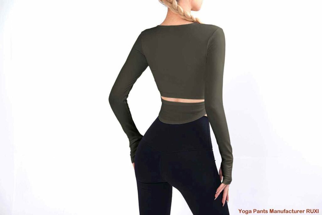 Nylon Yoga Pants Ultra Stretch Activewear RUXI sj621