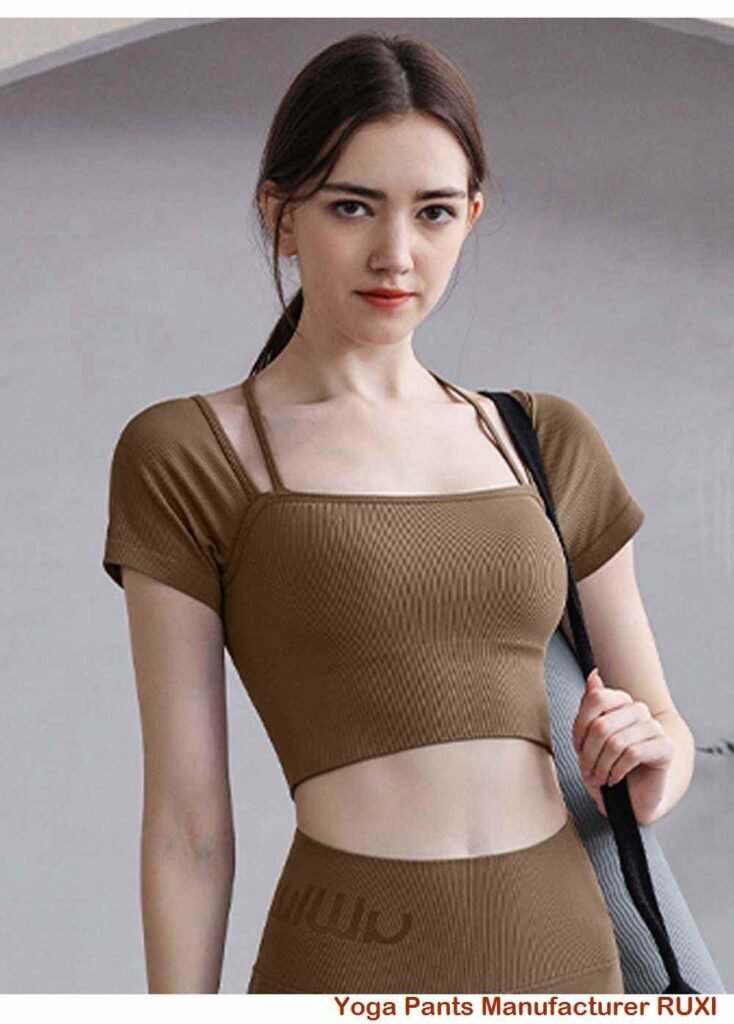 Grey Gym Leggings for Women   Comfortable Fit RUXI sj1211